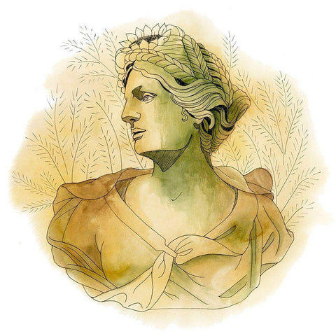 Garden Goddess IV White Modern Wood Framed Art Print by Popp, Grace