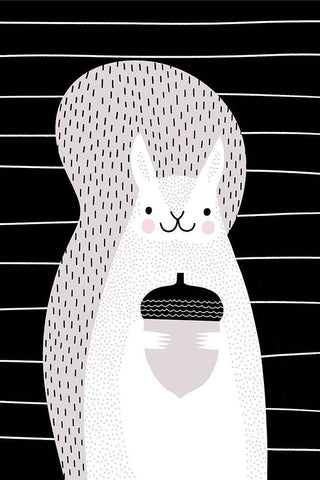 Custom Mix and Match Animal X Black Ornate Wood Framed Art Print with Double Matting by Borges, Victoria