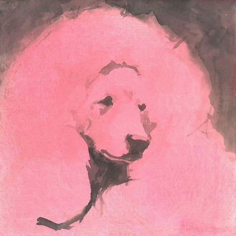 Pop Modern Dog VI Black Ornate Wood Framed Art Print with Double Matting by A Very Modern Dog