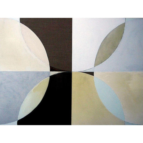Clear Intentions II White Modern Wood Framed Art Print by Bellissimo Art