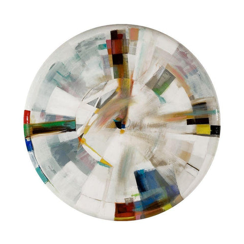 Galileos Assistant VIII White Modern Wood Framed Art Print with Double Matting by Bellissimo Art