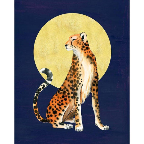 Queen of the Jungle I Black Modern Wood Framed Art Print by Popp, Grace