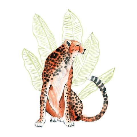 Ruby Runner II White Modern Wood Framed Art Print by Popp, Grace