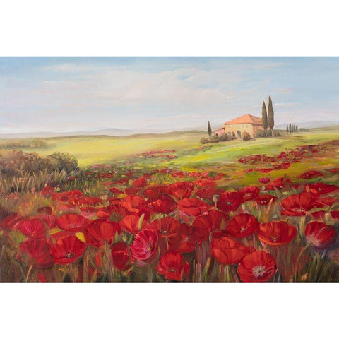 Tuscan Memories II Gold Ornate Wood Framed Art Print with Double Matting by Iafrate, Sandra