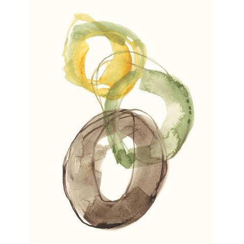 Earth in Spring I White Modern Wood Framed Art Print by Goldberger, Jennifer