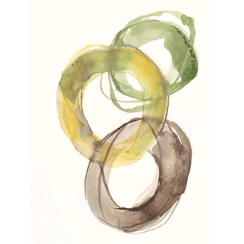 Earth in Spring II Black Modern Wood Framed Art Print by Goldberger, Jennifer