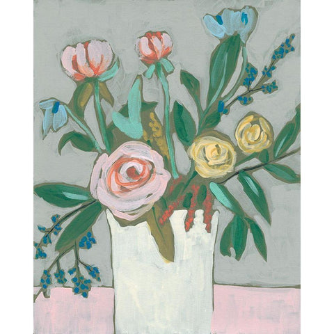 Sweet and Quirky I White Modern Wood Framed Art Print by Goldberger, Jennifer