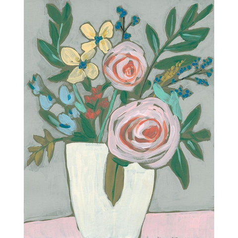 Sweet and Quirky II Black Modern Wood Framed Art Print by Goldberger, Jennifer