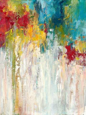 Unbound III White Modern Wood Framed Art Print with Double Matting by Bothne, Janet