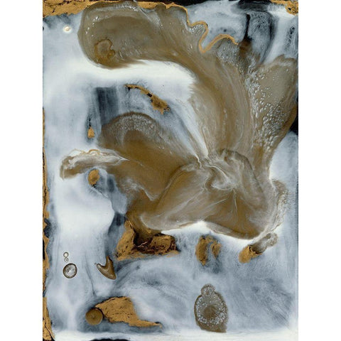 Power of Life II Black Modern Wood Framed Art Print with Double Matting by Bramma, Lila