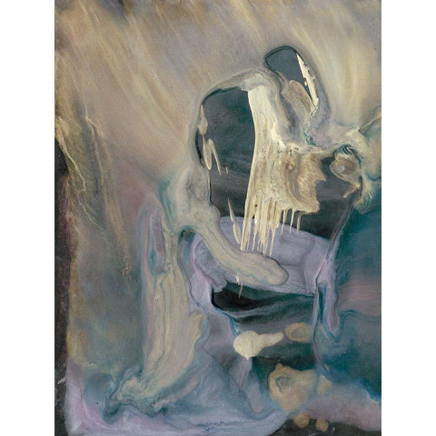 Mystery I Black Modern Wood Framed Art Print by Bramma, Lila