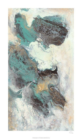 Dancing with Love II White Modern Wood Framed Art Print with Double Matting by Bramma, Lila