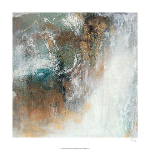 From the Other Dimension II White Modern Wood Framed Art Print with Double Matting by Bramma, Lila