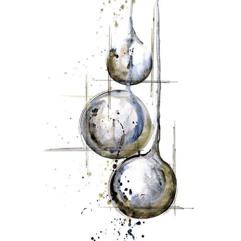 Pioneer IV Black Modern Wood Framed Art Print by Liama, Lily