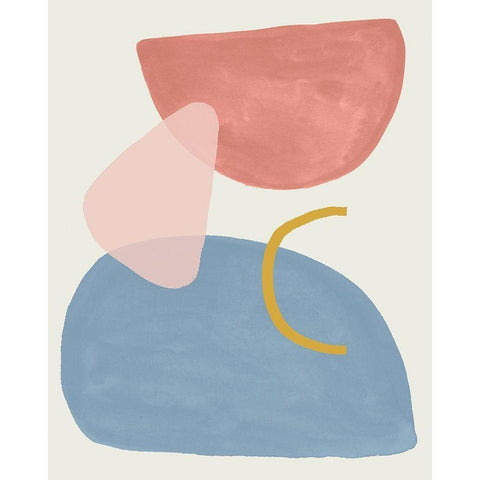 Cirque II Gold Ornate Wood Framed Art Print with Double Matting by Borges, Victoria