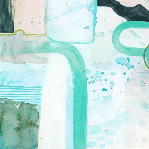 Minted Storm I White Modern Wood Framed Art Print by Popp, Grace