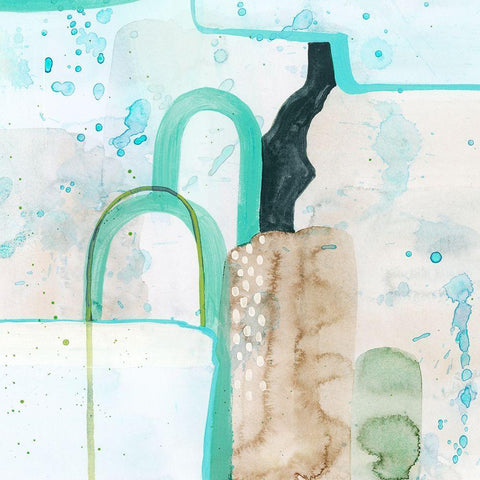 Minted Storm IV White Modern Wood Framed Art Print with Double Matting by Popp, Grace