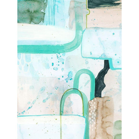 Minted Storm V White Modern Wood Framed Art Print by Popp, Grace