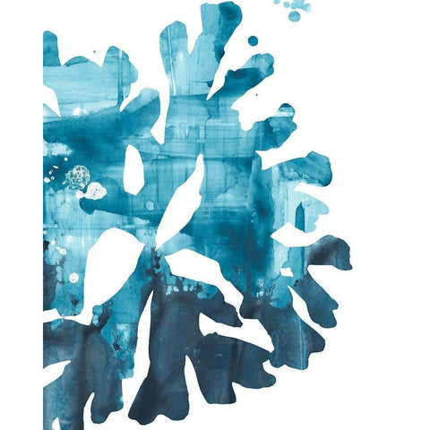 Inkwash Kelp III Gold Ornate Wood Framed Art Print with Double Matting by Vess, June Erica