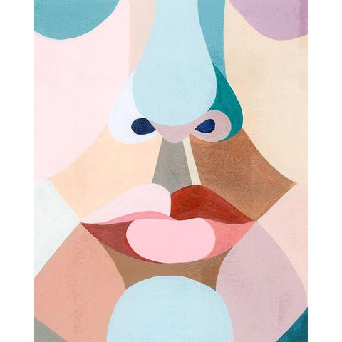 Delicate Features I White Modern Wood Framed Art Print by Popp, Grace