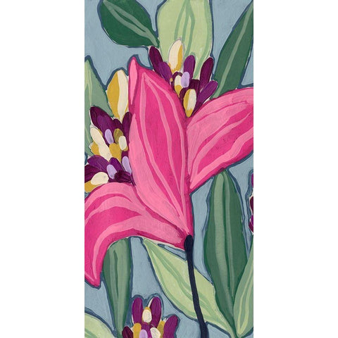 Tropical Mix I Gold Ornate Wood Framed Art Print with Double Matting by Vess, June Erica