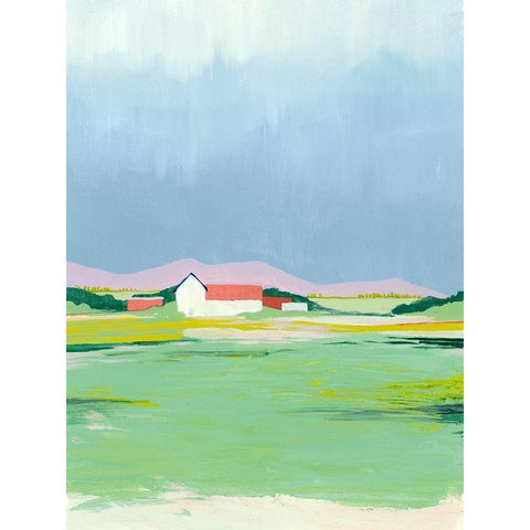 Spring Fallow I Black Modern Wood Framed Art Print with Double Matting by Popp, Grace