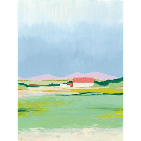 Spring Fallow II White Modern Wood Framed Art Print by Popp, Grace