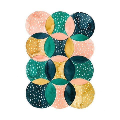 In Spate I Black Modern Wood Framed Art Print by Popp, Grace