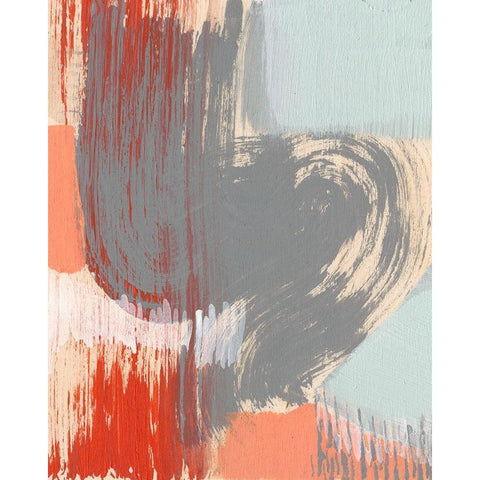 S-Curve I White Modern Wood Framed Art Print by Goldberger, Jennifer