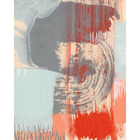 S-Curve II Black Modern Wood Framed Art Print with Double Matting by Goldberger, Jennifer