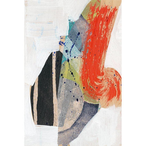 Pop Quirk I Black Modern Wood Framed Art Print with Double Matting by Goldberger, Jennifer