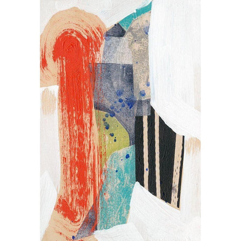 Pop Quirk II Black Modern Wood Framed Art Print with Double Matting by Goldberger, Jennifer