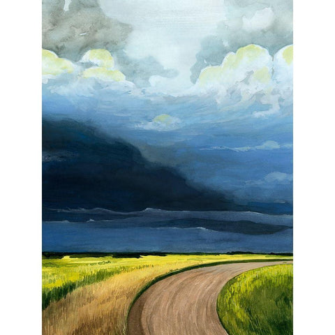 Eastern Glow I Black Modern Wood Framed Art Print by Popp, Grace