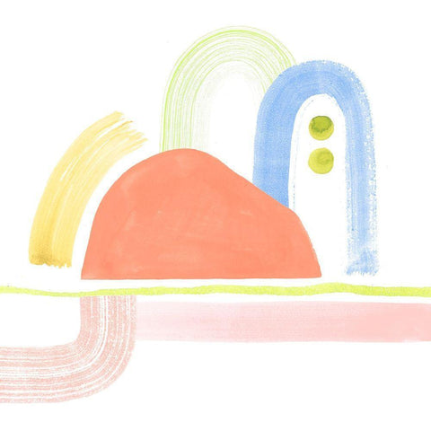 Playful Pike I Black Modern Wood Framed Art Print by Popp, Grace