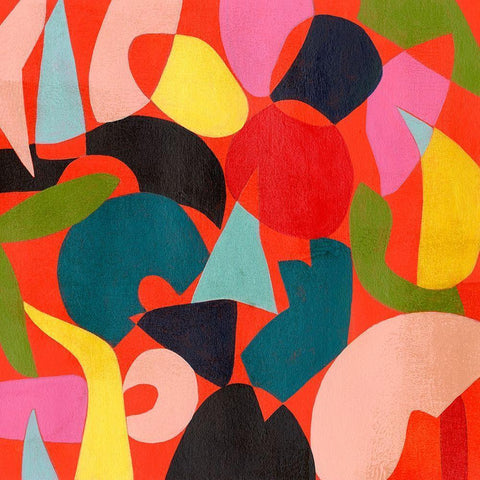 Tomato Prism II Black Ornate Wood Framed Art Print with Double Matting by Popp, Grace