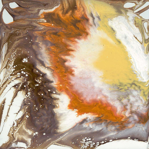 Liquid Earth III Gold Ornate Wood Framed Art Print with Double Matting by Studio W
