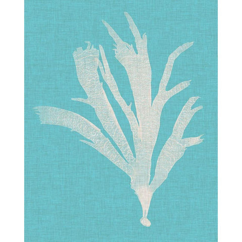 Seaweed Pop IV White Modern Wood Framed Art Print by Vision Studio