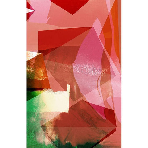 Coral Shapes II White Modern Wood Framed Art Print by Jasper, Sisa