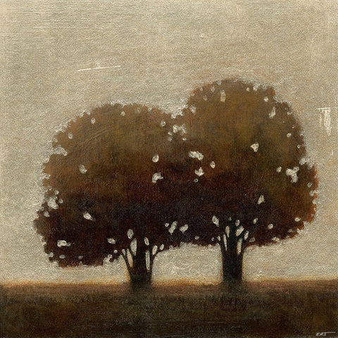 Tree of Solace I White Modern Wood Framed Art Print by Wyatt Jr., Norman
