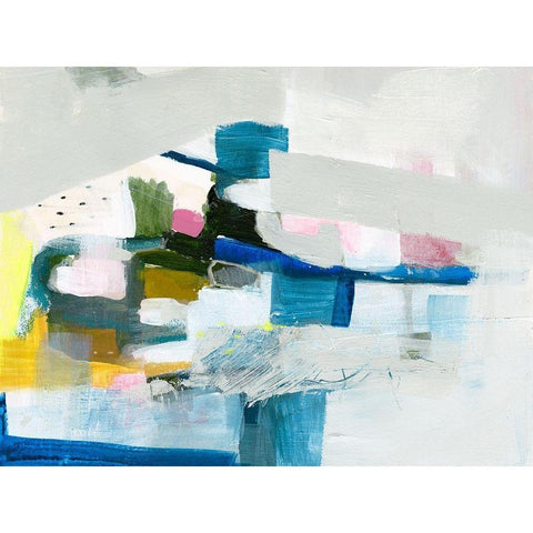 Costa I Black Modern Wood Framed Art Print by Borges, Victoria