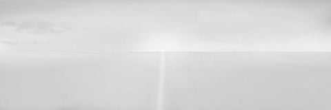 Black and White Water Panel IV White Modern Wood Framed Art Print with Double Matting by McLoughlin, James