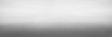 Black and White Water Panel V White Modern Wood Framed Art Print with Double Matting by McLoughlin, James