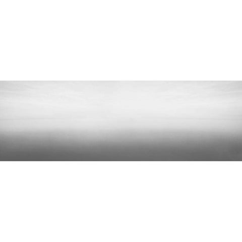 Black and White Water Panel V Black Modern Wood Framed Art Print by McLoughlin, James