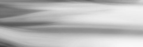 Black and White Water Panel VII Black Ornate Wood Framed Art Print with Double Matting by McLoughlin, James