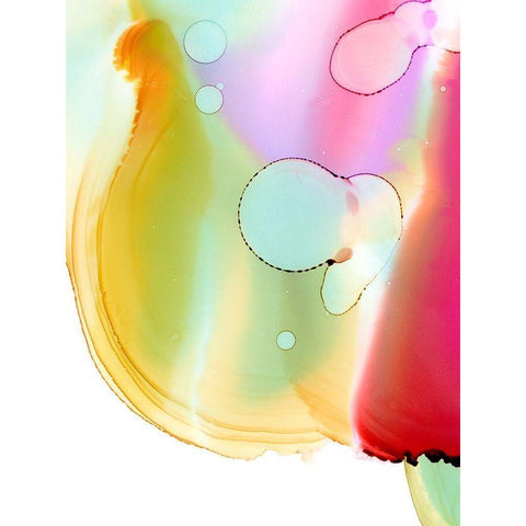 Lava Pop I Black Modern Wood Framed Art Print with Double Matting by Harper, Ethan