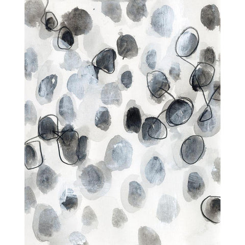 Encompass I White Modern Wood Framed Art Print by Vess, June Erica