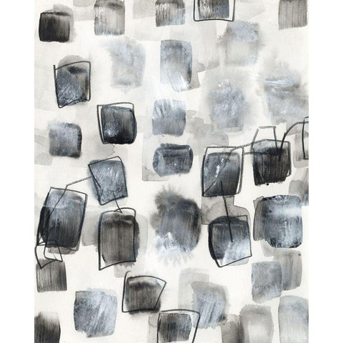 Encompass III White Modern Wood Framed Art Print by Vess, June Erica