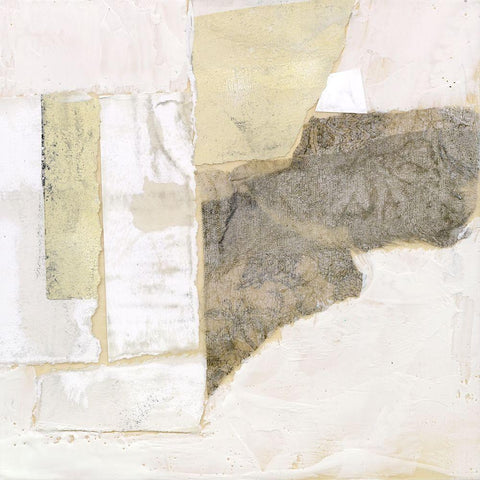 Market Remnants I White Modern Wood Framed Art Print with Double Matting by Goldberger, Jennifer