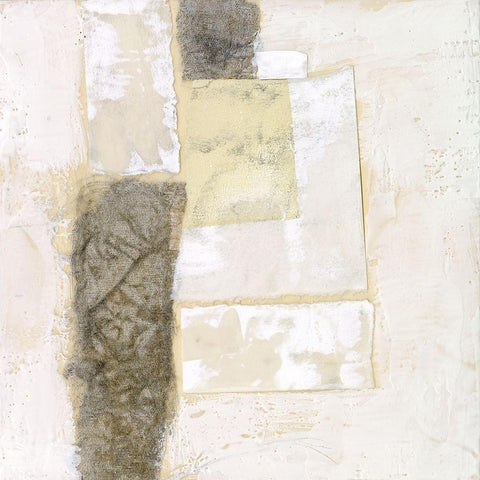 Market Remnants II White Modern Wood Framed Art Print with Double Matting by Goldberger, Jennifer