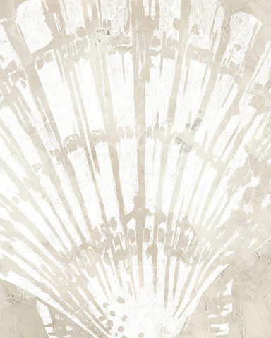 Linen Tropical Silhouette II Black Ornate Wood Framed Art Print with Double Matting by Vess, June Erica